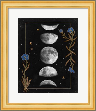 Framed Night Moon II Print