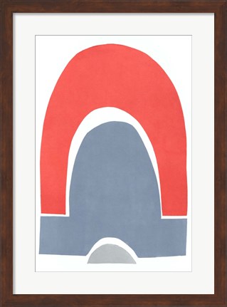 Framed Primary Arches III Print