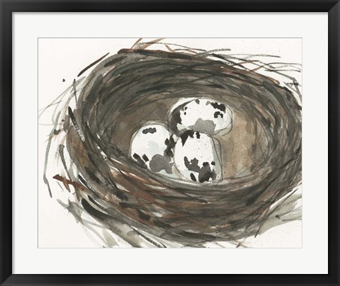 Framed Nesting Eggs I Print