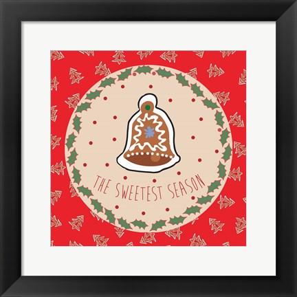 Framed Sweet Christmas II Print