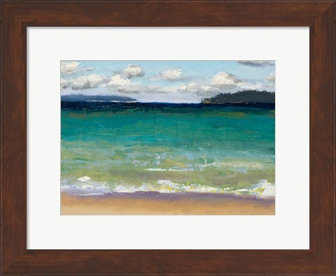 Framed Caribbean Beaches Print