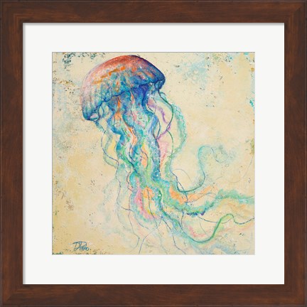Framed Creatures of the Ocean I Print