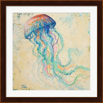 Framed Creatures of the Ocean I Print
