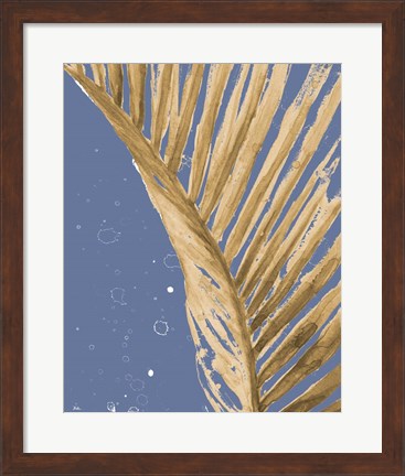 Framed Gold Wet Palm Print