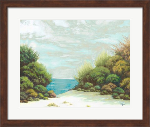 Framed Seashore II Print