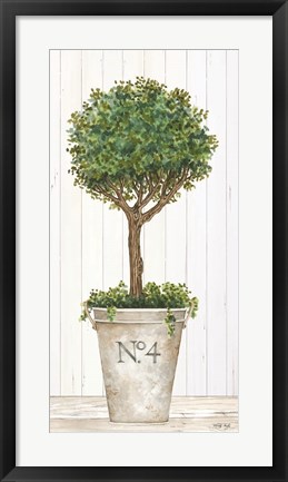 Framed Magnificent Topiary II Print