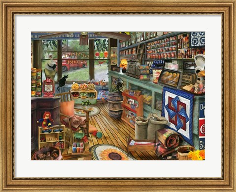 Framed Country Store Print