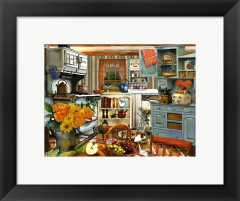 Framed Grandma&#39;s Kitchen Print