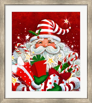 Framed Magical Santa Print