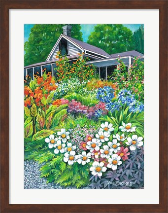 Framed My Lovely Garden Print