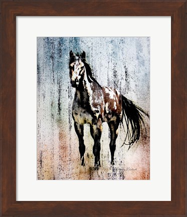 Framed Mustang King Print
