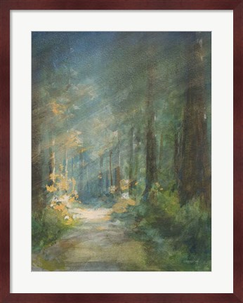 Framed Sun Soaked Redwoods Print
