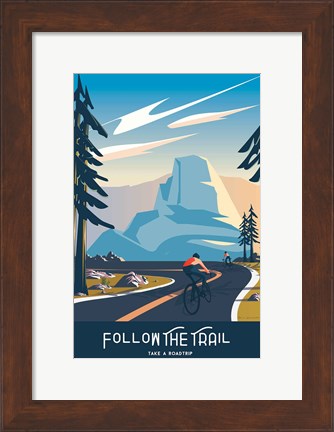 Framed Follow the Trail Print
