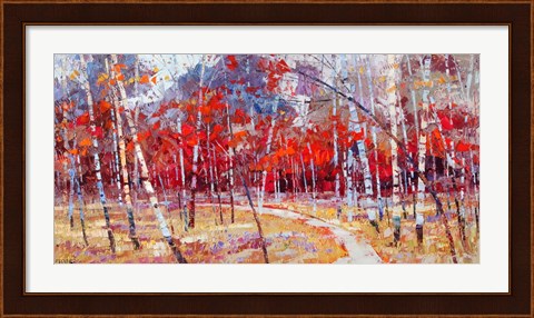 Framed Autumn Joy Print