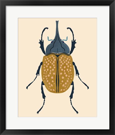 Framed Beetle Bug II Print
