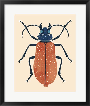 Framed Beetle Bug III Print