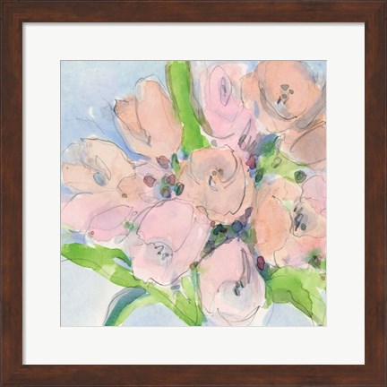 Framed Tulip Bouquet I Print