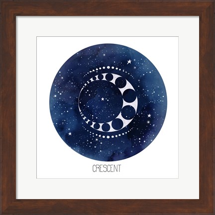 Framed Celestial Orb I Print