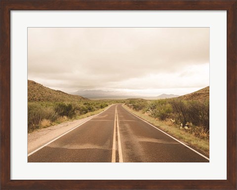 Framed Where the Road Leads II Print