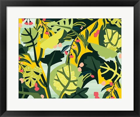 Framed Eucalyptus Mint I Print