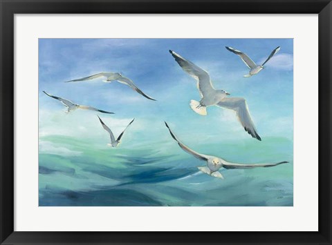 Framed Sea Flight Print