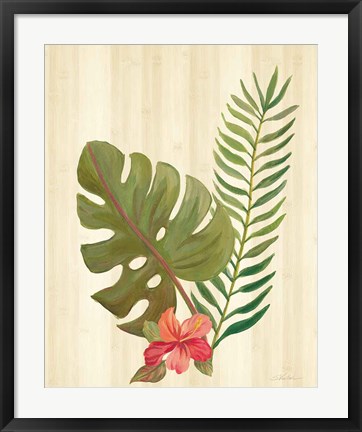Framed Tropical Garden V Print
