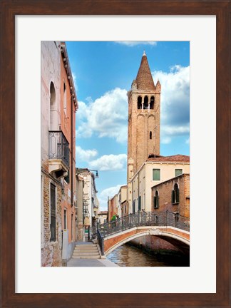 Framed Venezia Canale #1 Print