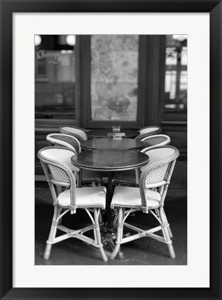 Framed Paris Cafe No. 21 Print