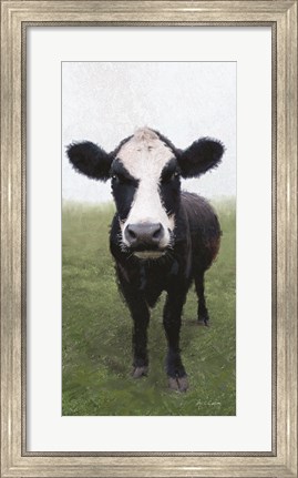 Framed Funky Cow I Print