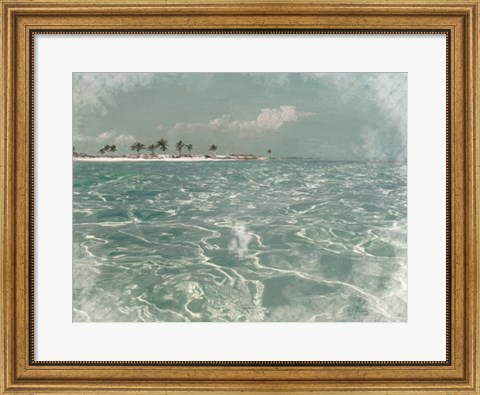 Framed Beach Scene I Print