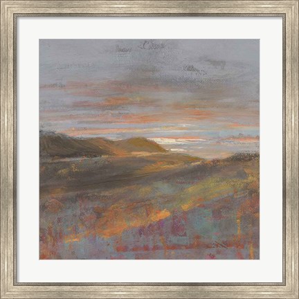 Framed Dawn on the Hills Print