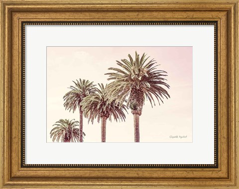 Framed Pastel Palms Print