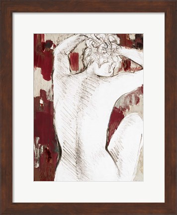 Framed Modern Spice Woman I Print