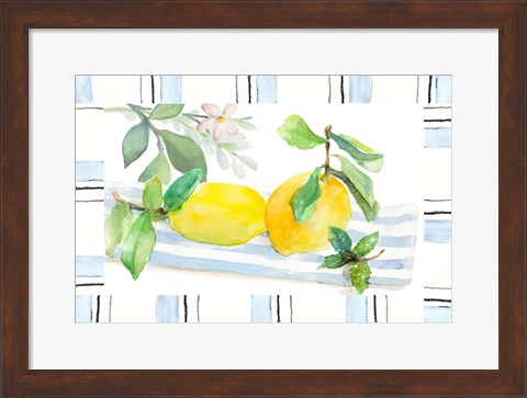 Framed Spring Citron Print