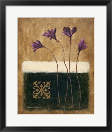 Framed Color Field Blossom I Print