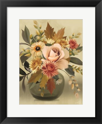 Framed Autumn Bouquet Print