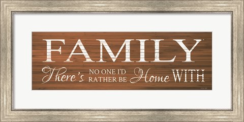 Framed Family Sign Print