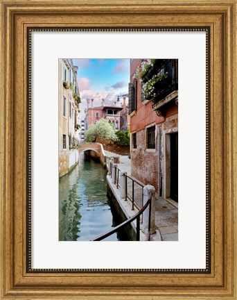 Framed Venetian Canale #8 Print