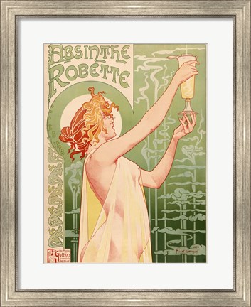 Framed Absinthe Robette, 1896 Print