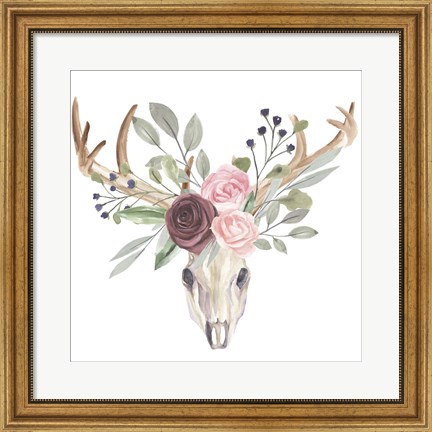 Framed Branched Posy II Print