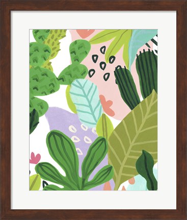 Framed Party Plants I Print