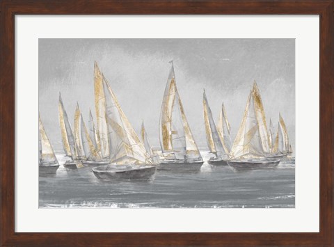 Framed Sailing Horizon Print