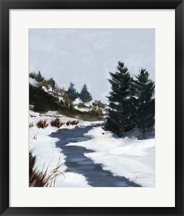 Framed Winter Trails Print