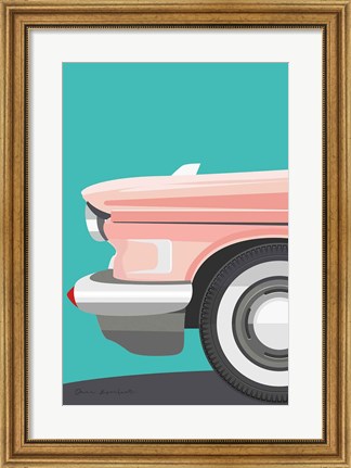 Framed Vintage Car III Print