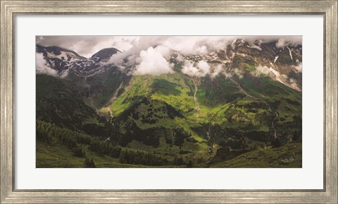 Framed Austrian Alps Print