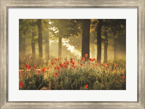 Framed Poppy Forest Print