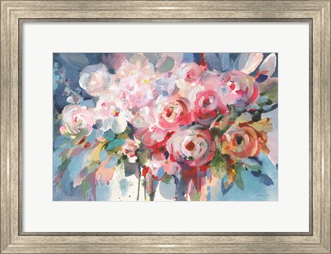 Framed Fullness of Flowers Print