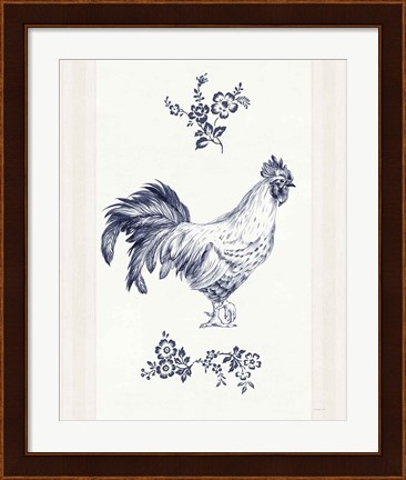 Framed Summer Chickens I Print
