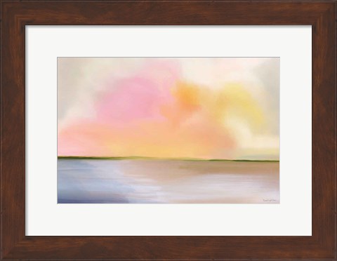 Framed Cotton Candy Beach Print