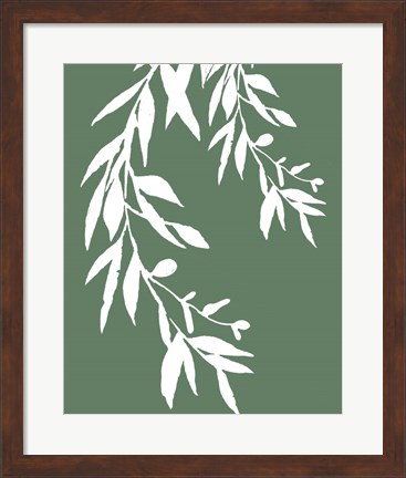 Framed Leaves I Print